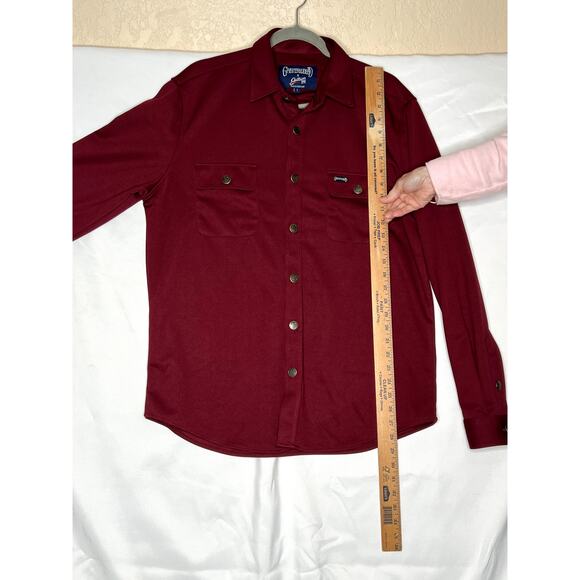 Grateful Dead by Section 119 mens shirt size L burgundy button down - Picture 7 of 11